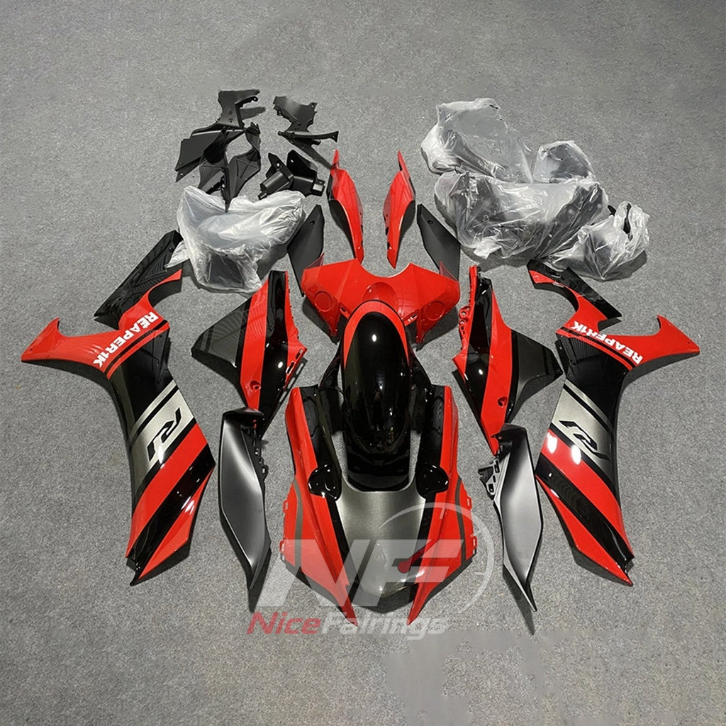 For Yamaha YZFR1 RN65 2020-2025 Yellow Black White Fairings Kit | NiceFairings - paint design NO.4 option image