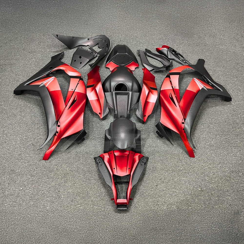 Ninja ZX10R 2011-2015 ABS Body Panels Fairing Set | NiceFairings - paint design NO.3 option image
