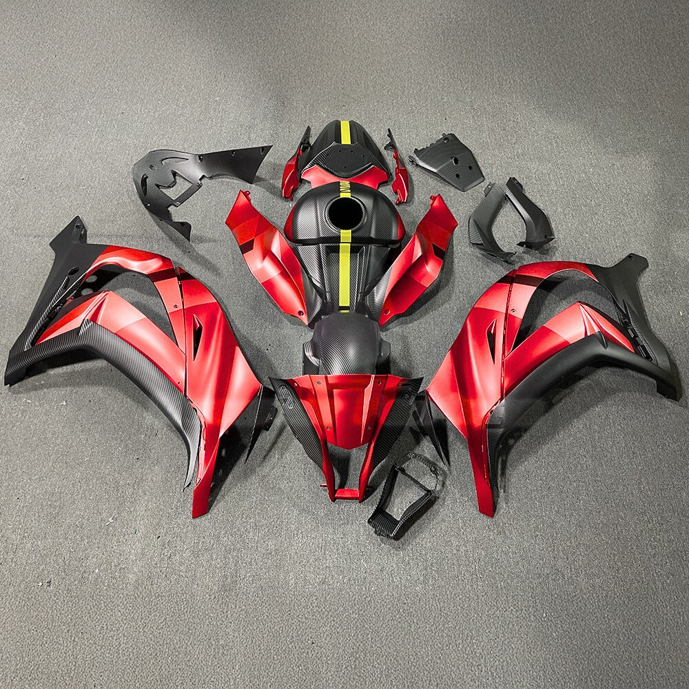 KAWASAKI ZX10R 2011-2015 Race Style Fairing Plastics | NiceFairings - paint design NO.4 option image