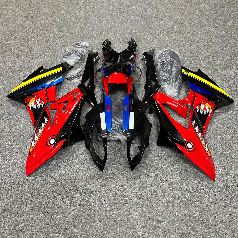 For BMW S1000RR 2017-2018 M Motorsport Tank Cover Edition ABS Fairing Kit, Custom Painted Motorcycle Bodywork | NiceFairings - paint design NO.5 option image