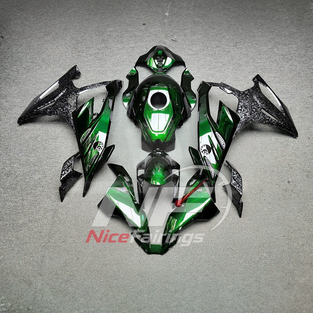 For BMW S1000RR 2023-2024 Purple Black Painted ABS Fairings with Complete Replacement Bodywork | NiceFairings - paint design NO.3 option image
