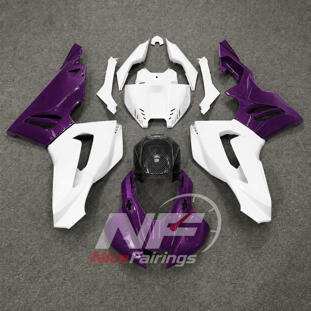 White Red ABS fairing kit for Honda CBR1000RR-R 2020-2023, design D26-P03 - image 3