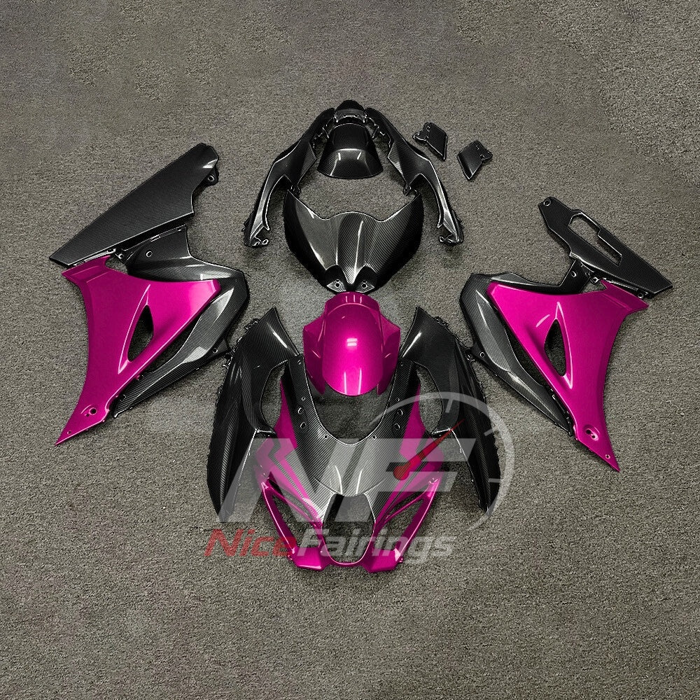 For Suzuki GSX-R1000 K17 17-26 Custom Fairings Orange Black ABS Sportbike Plastics | NiceFairings - paint design NO.3 option image