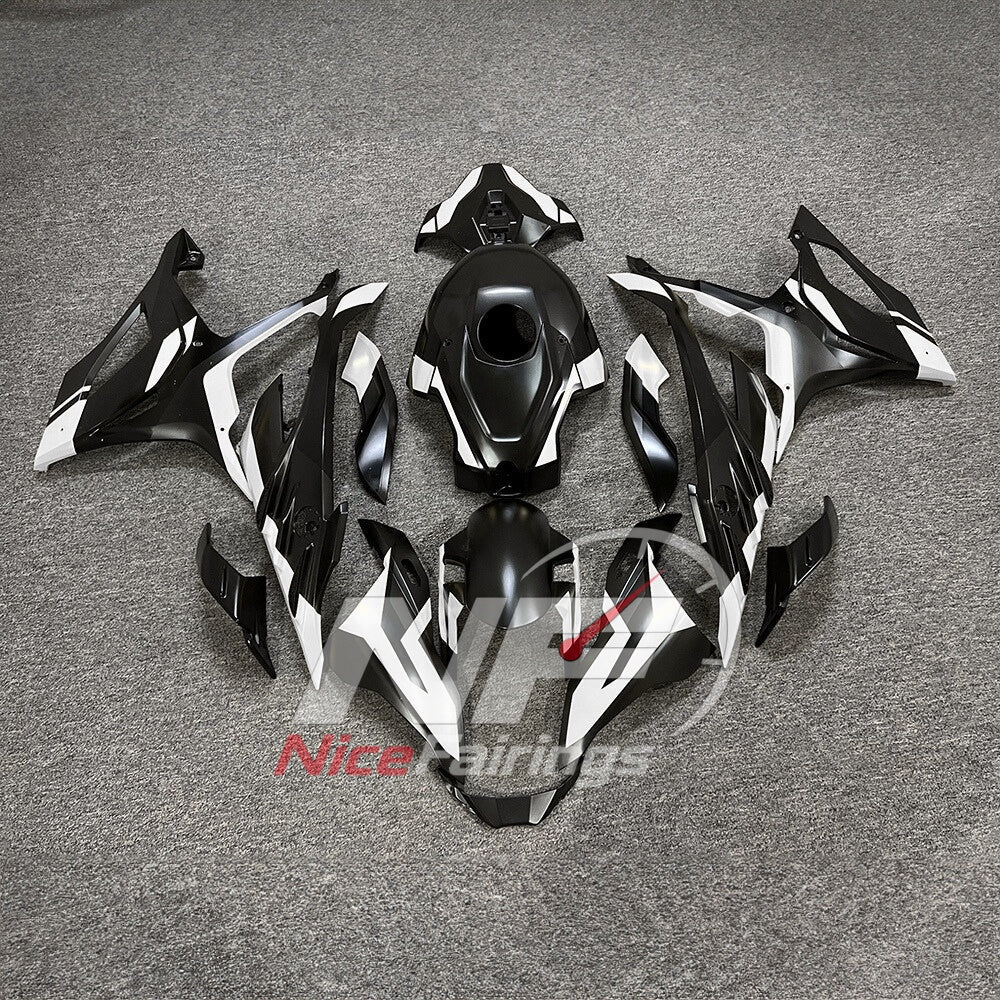 For BMW S1000RR 2023-2024 Red Black ABS Fairing Kit with Painted Bodywork and Replacement Panels | NiceFairings - paint design NO.8 option image