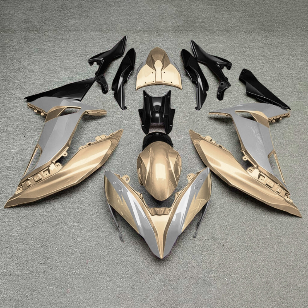 Ninja 650 ER-6F 2017-2019 Custom Painted Fairings Style 42 | NiceFairings - paint design NO.4 option image