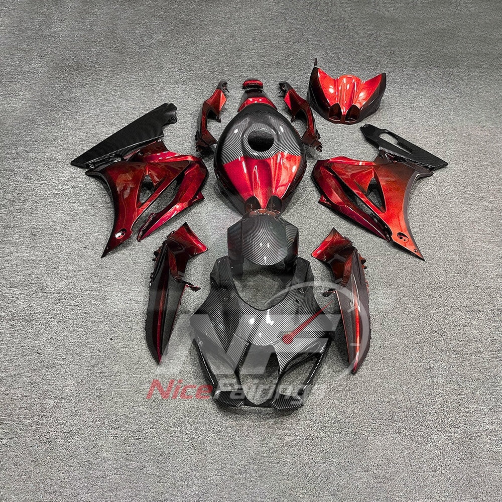 For Suzuki GSXR1000 K17 2017-2026 Painted ABS Fairings Red Black Complete Bodywork | NiceFairings - main product image