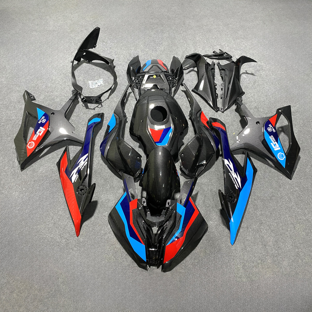 For BMW S1000RR 2019-2022 M Motorsport Premium Edition ABS Fairing Kit, Custom Painted Motorcycle Bodywork | NiceFairings - paint design NO.5 option image