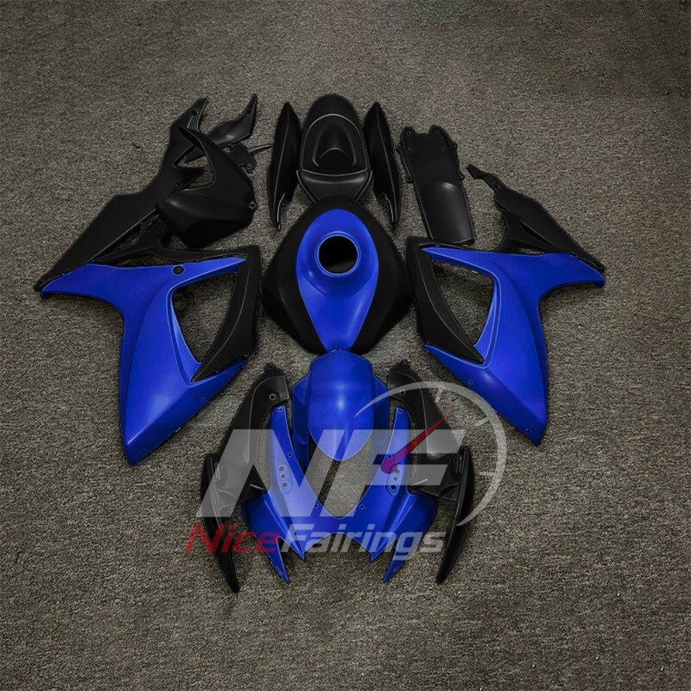 For Suzuki GSXR600 GSXR750 K6 2006-2007 ABS Body Kit Teal Gray Street Track Fairings | NiceFairings - paint design NO.5 option image