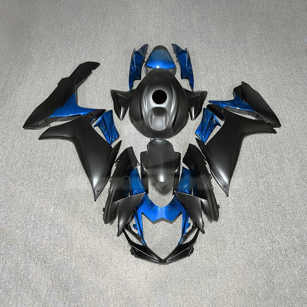 For Suzuki GSXR600 GSXR750 K11 2011-2016 Painted ABS Fairings White Black Complete Bodywork | NiceFairings - main product image