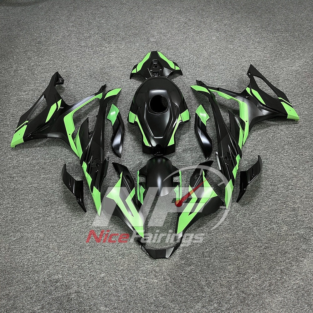 For BMW S1000RR 2023-2024 Blue Black Custom Fairings with ABS Sportbike Plastics and Full Body Kit | NiceFairings - paint design NO.8 option image