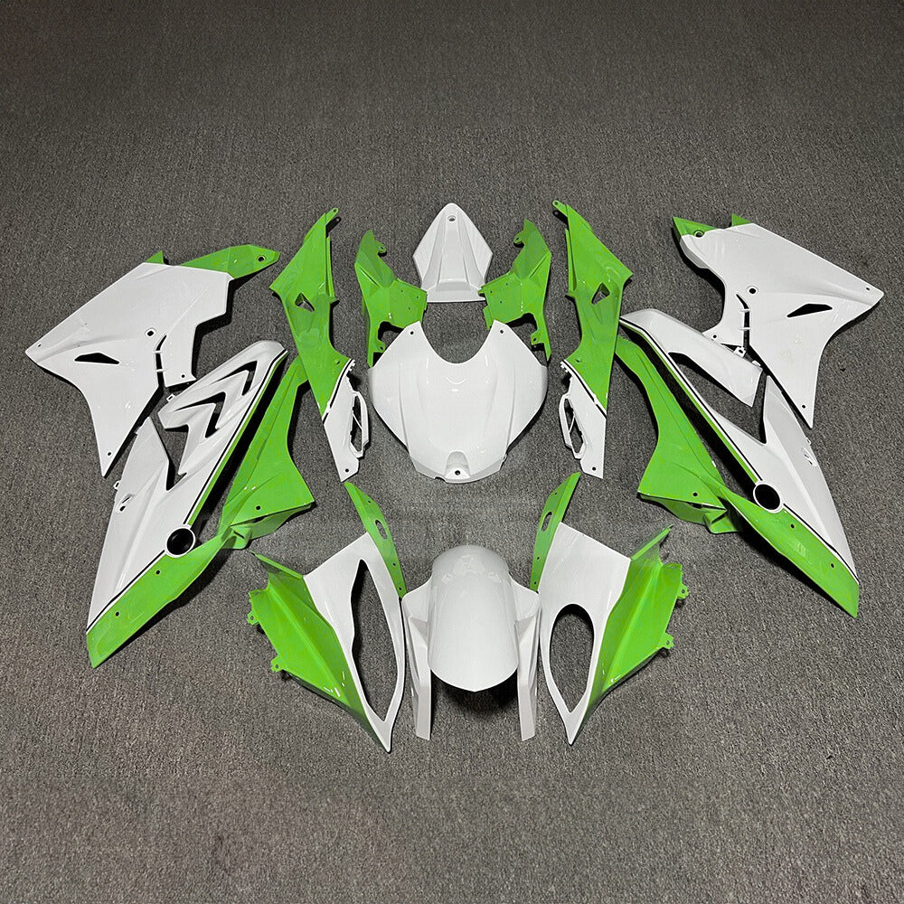 For BMW S1000RR 2017-2018 Blue Silver Standard No Tank Cover Custom Painted ABS Body Kit For Street Or Track | NiceFairings - paint design NO.6 option image