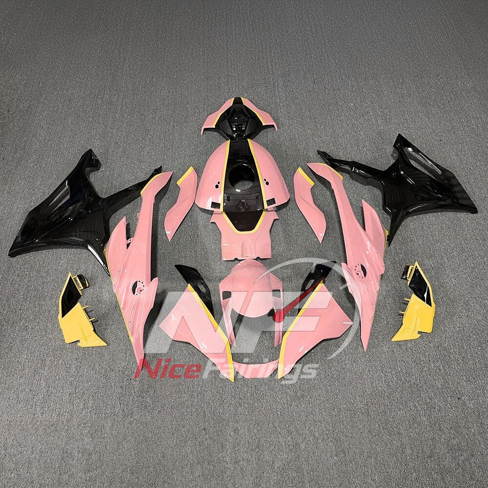 For BMW S1000RR 2023-2024 Teal Black Painted ABS Fairings with Complete Replacement Bodywork | NiceFairings - paint design NO.5 option image