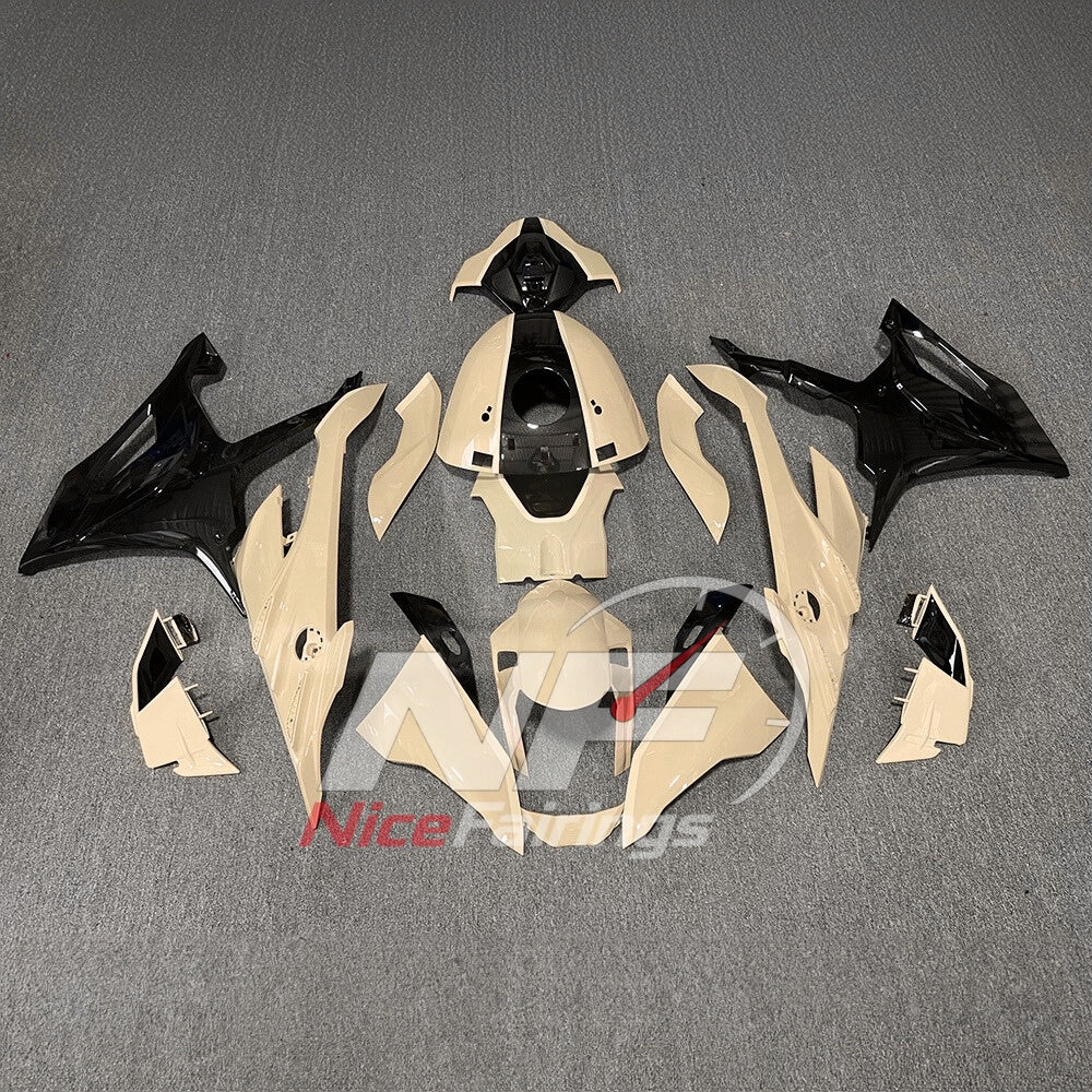 For BMW S1000RR 2023-2024 Green Black ABS Fairing Kit with Painted Bodywork and Replacement Panels | NiceFairings - paint design NO.3 option image