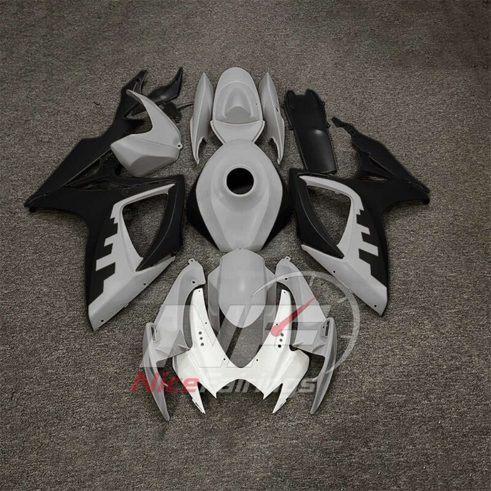 For Suzuki GSX-R600 GSX-R750 K6 2006-2007 Custom Fairings Gray ABS Sportbike Plastics | NiceFairings - paint design NO.6 option image
