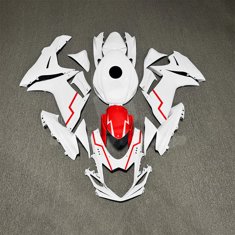 For Suzuki GSXR600 GSXR750 K11 2011-2016 Motorcycle Fairing Kit White Black Body Panels | NiceFairings - main product image