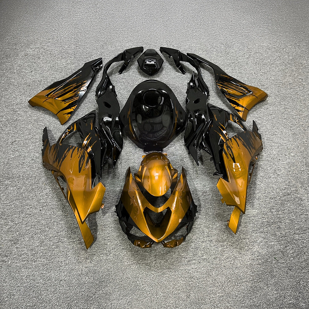 For Kawasaki ZX-6R 636 2024-2025 Replacement Fairing Set Matte Black Premium Edition | NiceFairings - paint design NO.6 option image