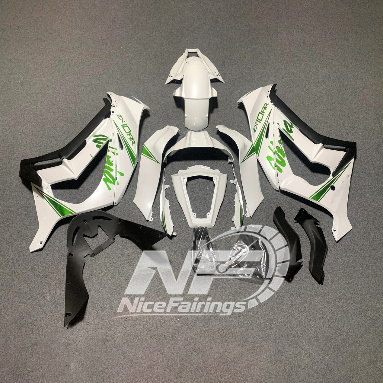 For KAWASAKI ZX10R 2011-2015 Custom Sportbike Fairings | NiceFairings - paint design NO.6 option image