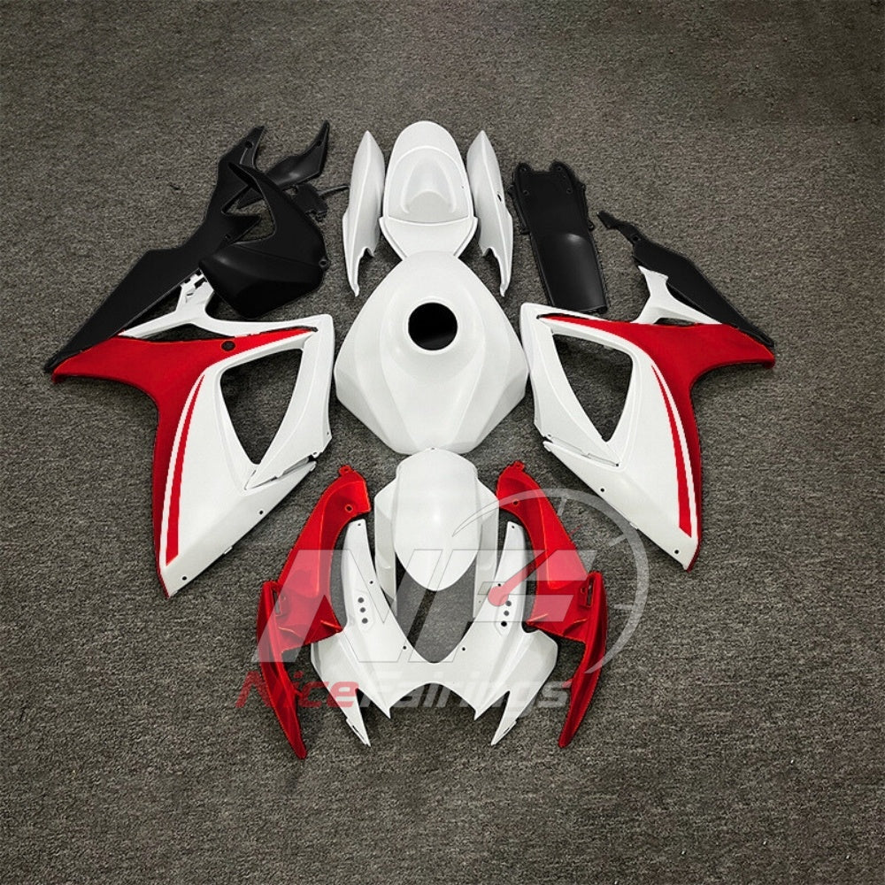 For Suzuki GSXR600 GSXR750 K6 2006-2007 ABS Fairing Kit Gray Painted Bodywork | NiceFairings - paint design NO.6 option image