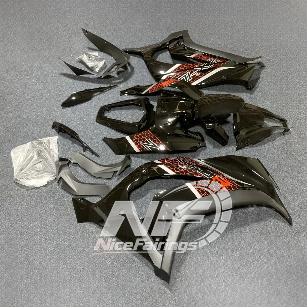 For KAWASAKI Ninja ZX10R 2011-2015 Custom Painted ABS Fairing Kit | NiceFairings - paint design NO.6 option image