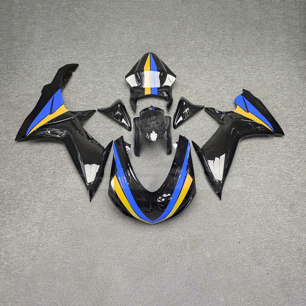 For Suzuki GSXR600 GSXR750 K11 2011-2016 Painted ABS Fairings White Black Complete Bodywork | NiceFairings - main product image