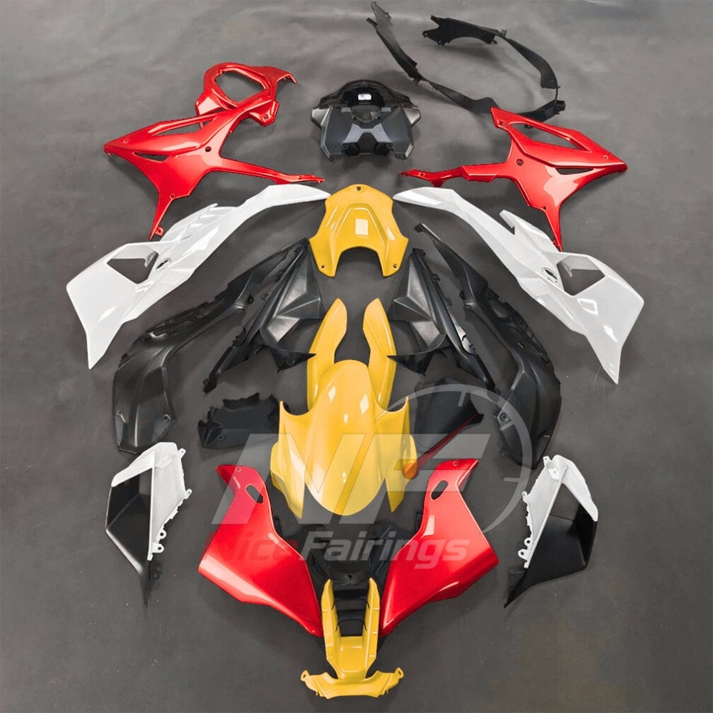 For BMW S1000RR 2025-2026 Purple Black Sportbike Fairing Set with Custom Painted Plastics | NiceFairings - paint design NO.8 option image