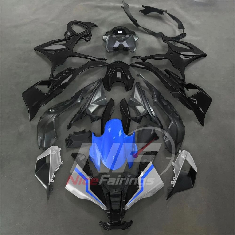 For BMW S1000RR 2025-2026 Blue Black ABS Body Kit with Street and Track Fairing Panels | NiceFairings - main product image