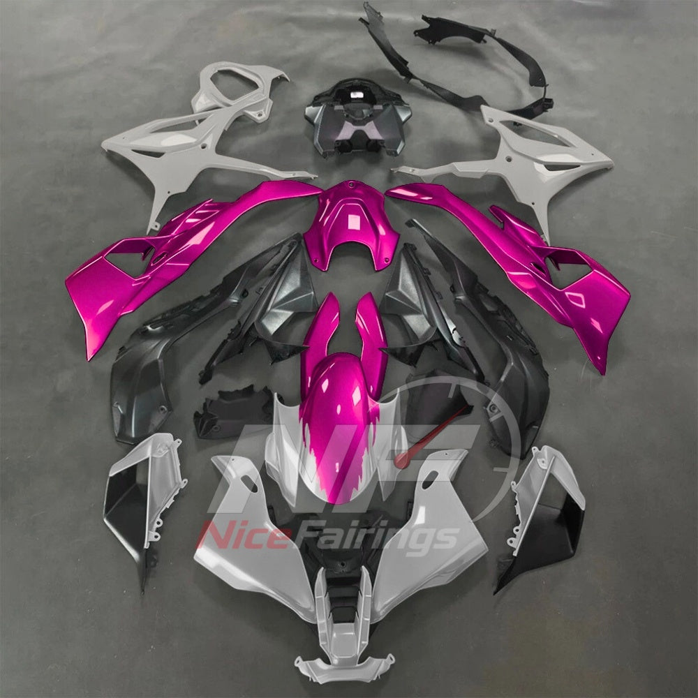 For BMW S1000RR 2025-2026 Green Black Motorcycle Fairing Kit with Aftermarket Body Panels | NiceFairings - paint design NO.7 option image