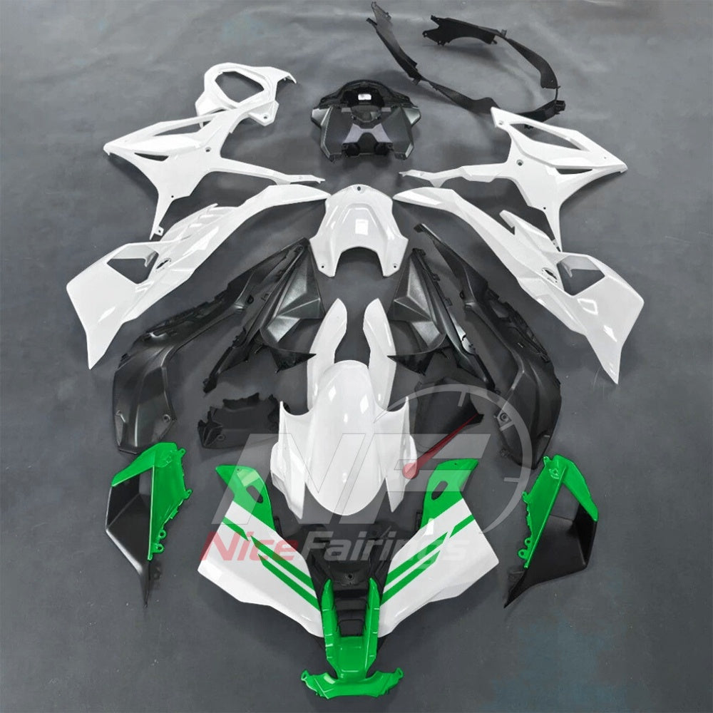 For BMW S1000RR 2025-2026 Blue Black Sportbike Fairing Set with Custom Painted Plastics | NiceFairings - paint design NO.7 option image