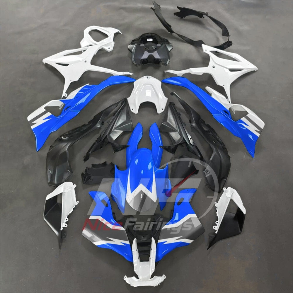 For BMW S1000RR 2025-2026 Red Black Sportbike Fairing Set with Custom Painted Plastics | NiceFairings - paint design NO.2 option image