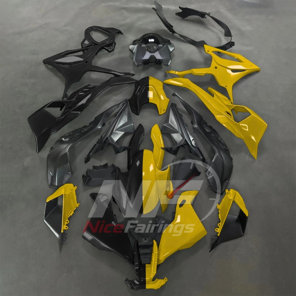 For BMW S1000RR 2025-2026 Red Black ABS Fairing Kit with Painted Bodywork and Replacement Panels | NiceFairings - paint design NO.7 option image