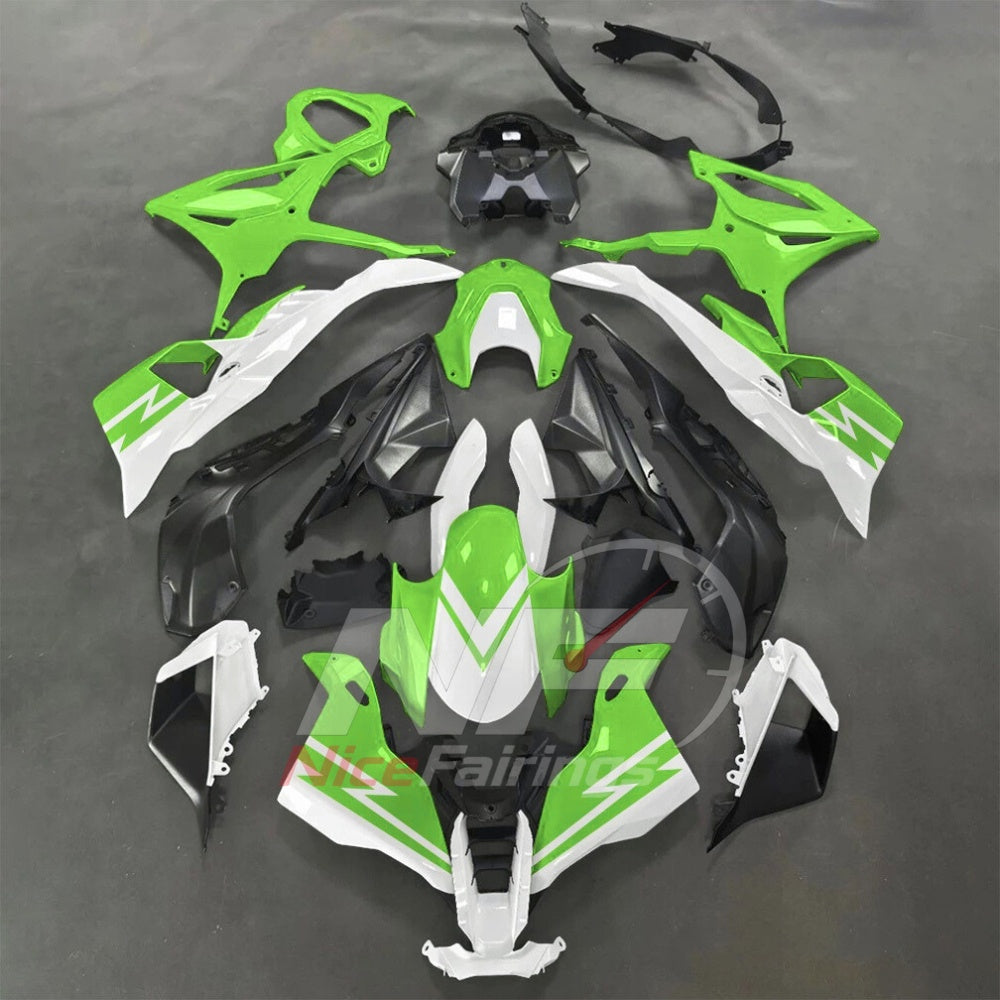For BMW S1000RR 2025-2026 Red Black Sportbike Fairing Set with Custom Painted Plastics | NiceFairings - paint design NO.7 option image