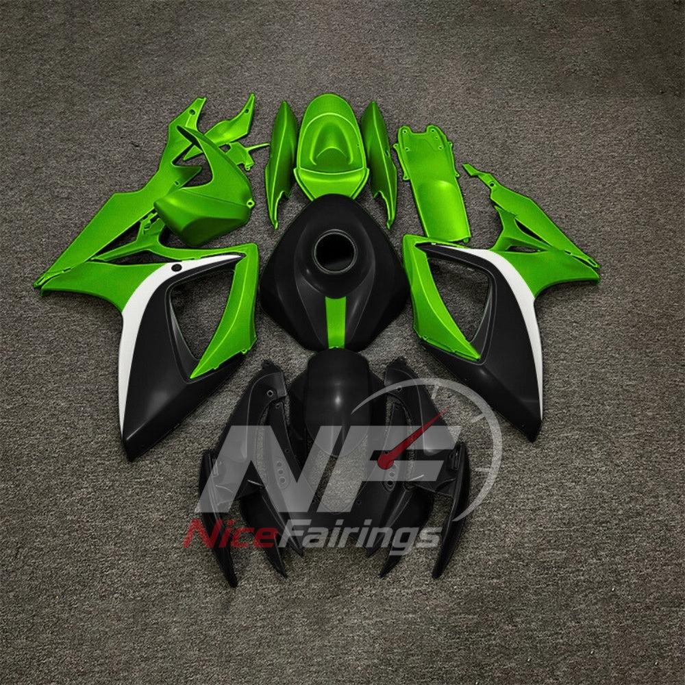 For Suzuki GSXR600 GSXR750 K6 2006-2007 Motorcycle Fairing Kit Gray Body Panels | NiceFairings - paint design NO.2 option image
