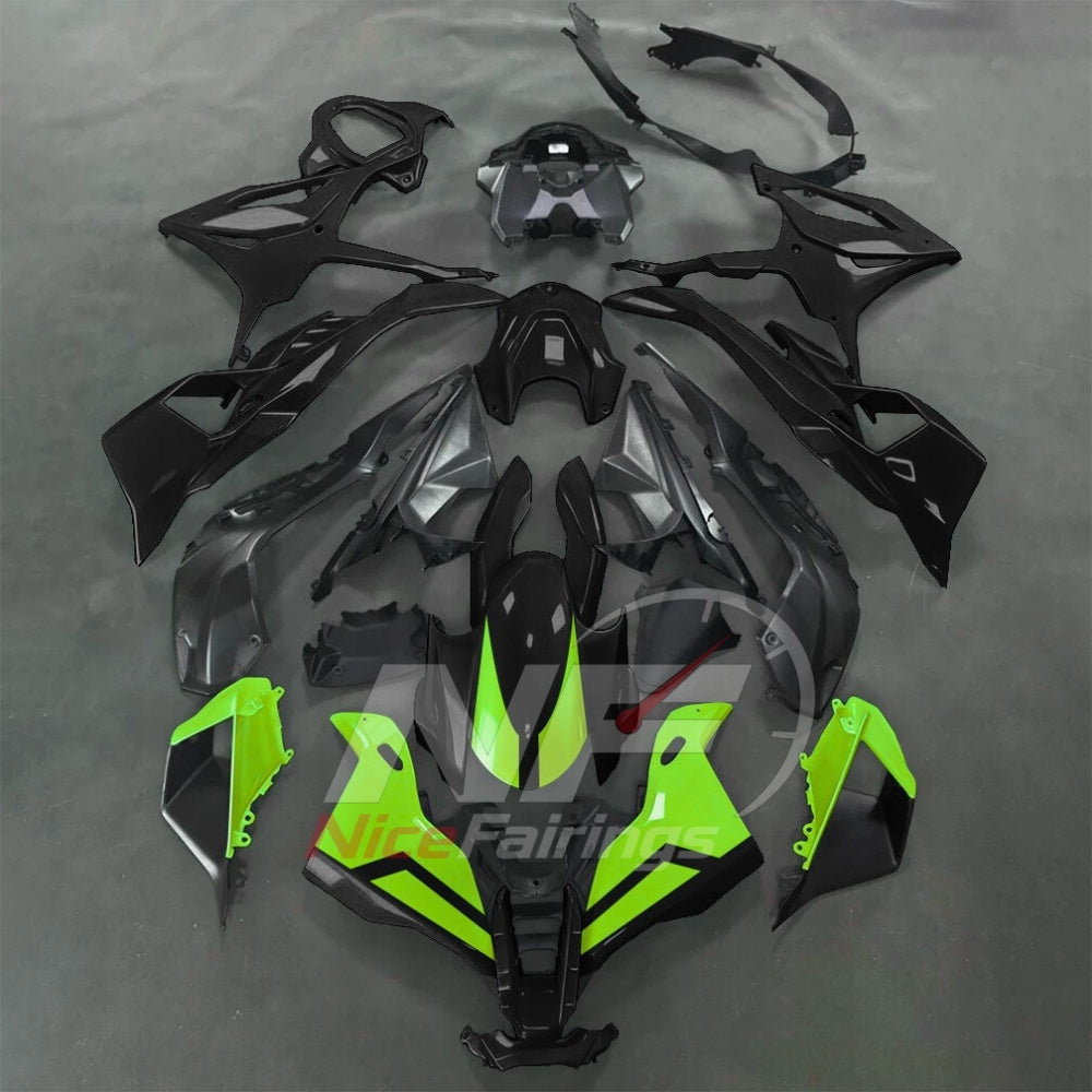 For BMW S1000RR 2025-2026 Blue Black Custom Fairings with ABS Sportbike Plastics and Full Body Kit | NiceFairings - paint design NO.7 option image