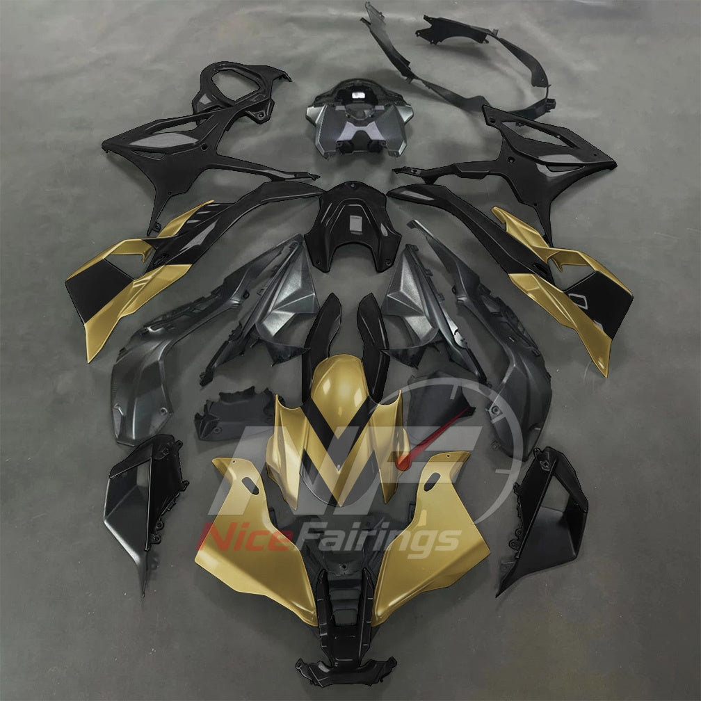For BMW S1000RR 2025-2026 Red Black Custom Fairings with ABS Sportbike Plastics and Full Body Kit | NiceFairings - paint design NO.2 option image