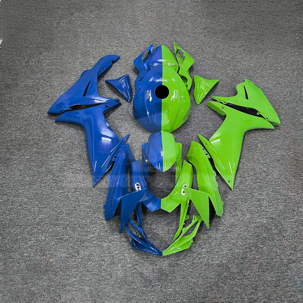 For Suzuki GSXR600 GSXR750 K11 2011-2016 Motorcycle Fairing Kit Blue Green Body Panels | NiceFairings - main product image
