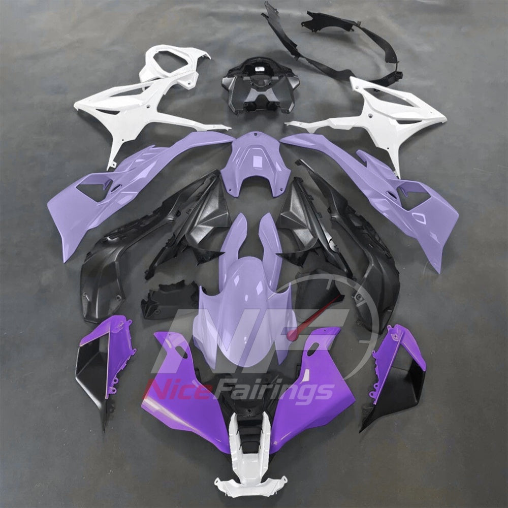 For BMW S1000RR 2025-2026 Purple Black ABS Body Kit with Street and Track Fairing Panels | NiceFairings - main product image