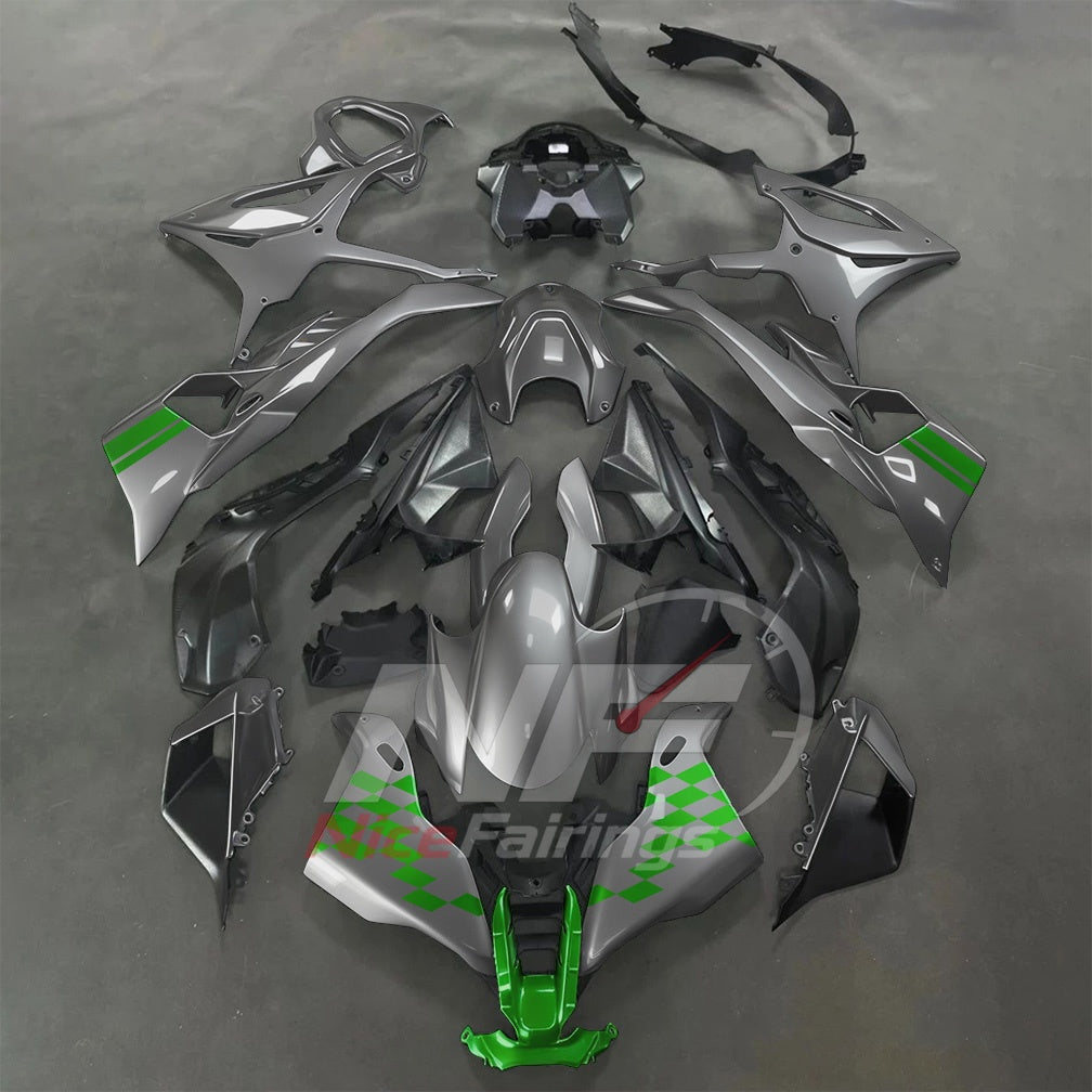 For BMW S1000RR 2025-2026 Pink Black ABS Fairing Kit with Painted Bodywork and Replacement Panels | NiceFairings - paint design NO.7 option image