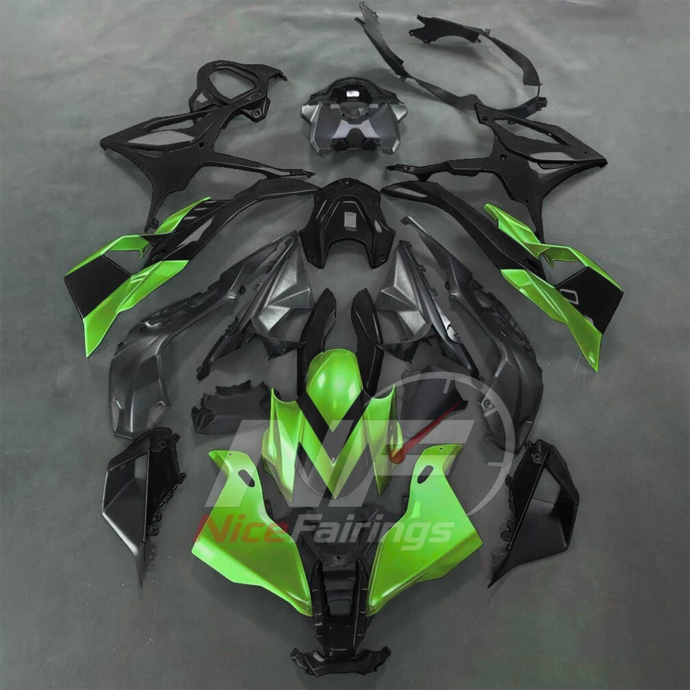 For BMW S1000RR 2025-2026 Red Black Sportbike Fairing Set with Custom Painted Plastics | NiceFairings - paint design NO.7 option image