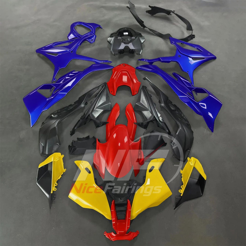 For BMW S1000RR 2025-2026 Blue Black Motorcycle Fairing Kit with Aftermarket Body Panels | NiceFairings - main product image