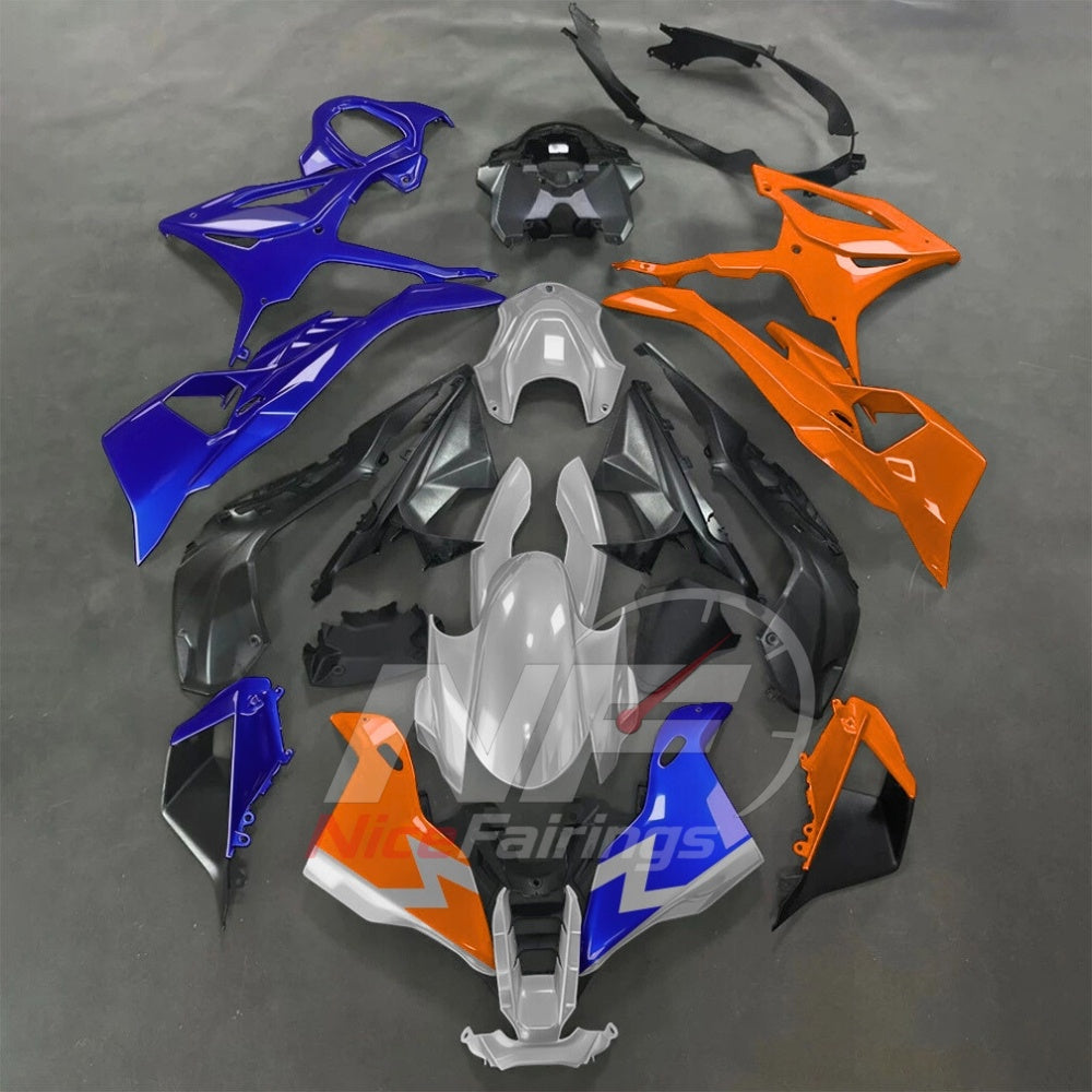 For BMW S1000RR 2025-2026 Purple Black Custom Fairings with ABS Sportbike Plastics and Full Body Kit | NiceFairings - paint design NO.8 option image
