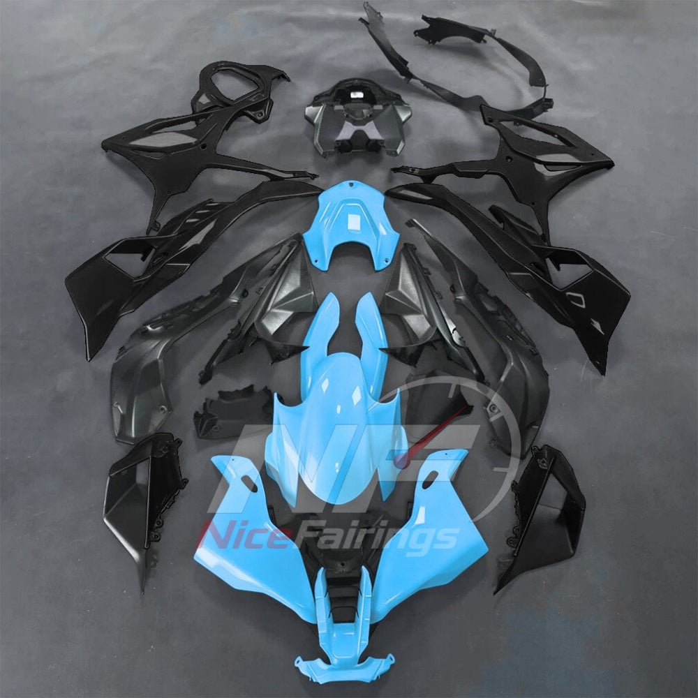 For BMW S1000RR 2025-2026 Green Black Motorcycle Fairing Kit with Aftermarket Body Panels | NiceFairings - paint design NO.4 option image