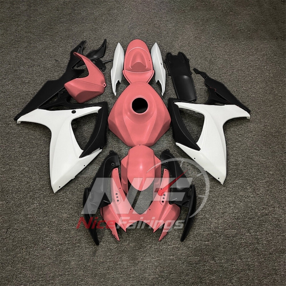 For Suzuki GSXR600 GSXR750 K6 2006-2007 Painted ABS Fairings Black Gray Complete Bodywork | NiceFairings - paint design NO.2 option image