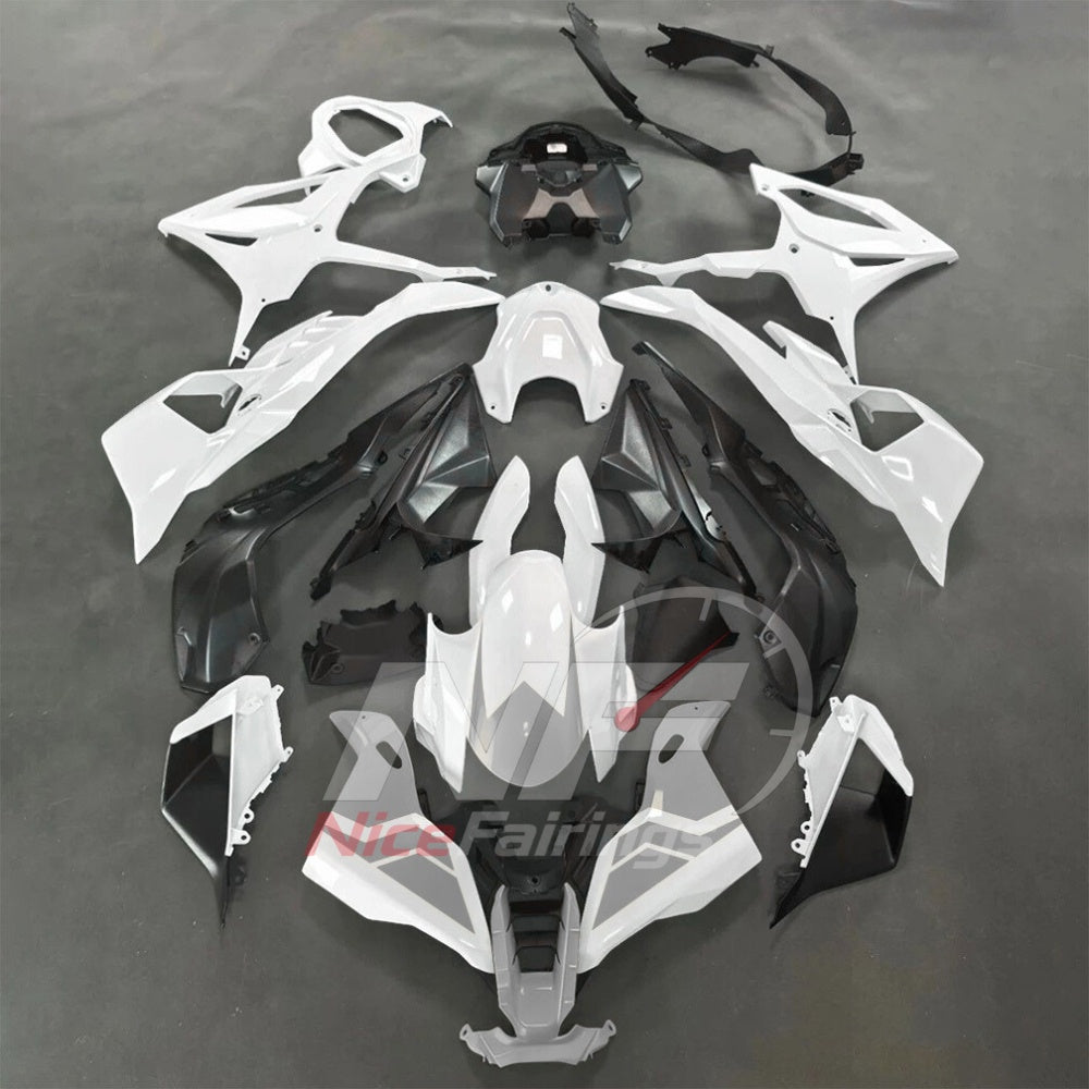 For BMW S1000RR 2025-2026 Blue Black Sportbike Fairing Set with Custom Painted Plastics | NiceFairings - paint design NO.4 option image