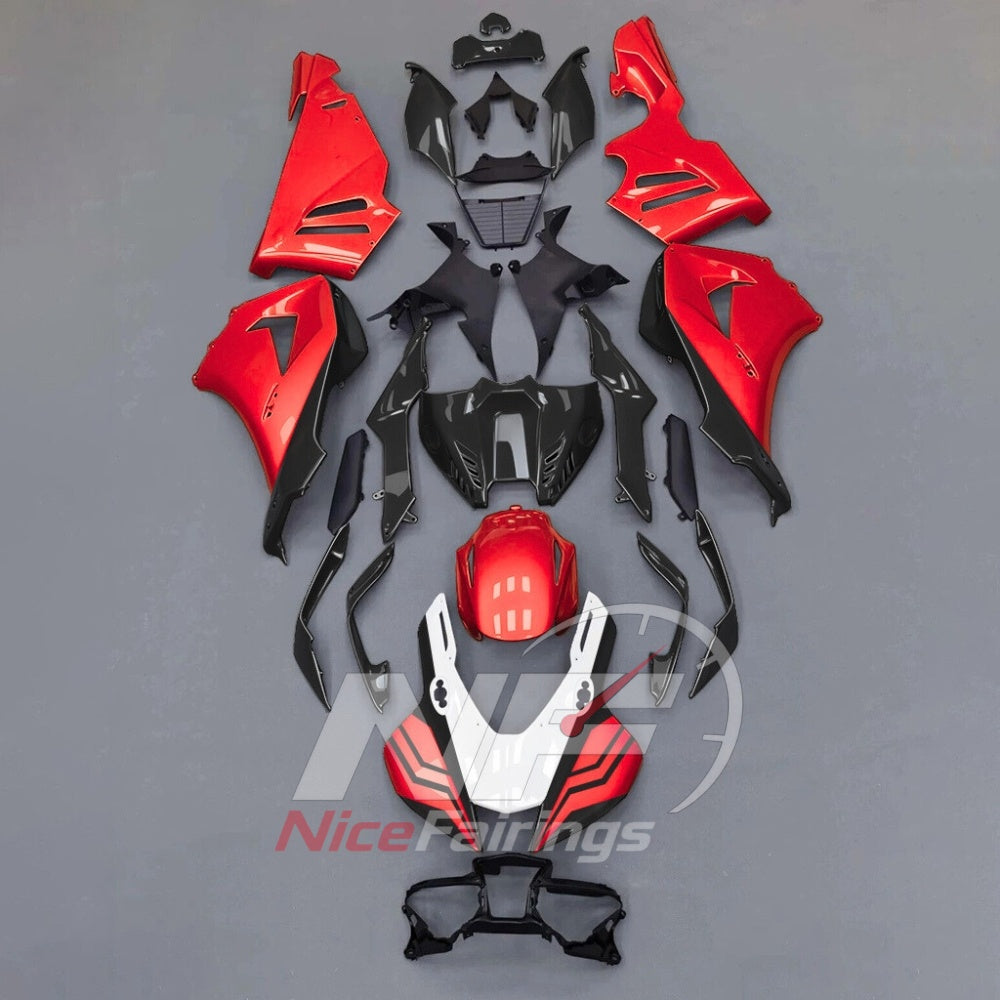 For Honda CBR1000RR-R SP 2024-2026 Red Black ABS Fairing Kit with Painted Bodywork and Replacement Panels | NiceFairings - paint design NO.7 option image
