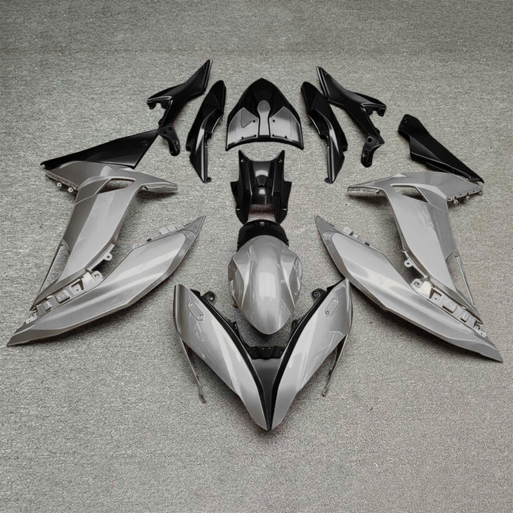 Ninja 650 ER-6F 2017-2019 Custom Painted Bodywork green black | NiceFairings - paint design NO.7 option image