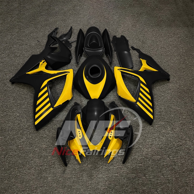 For Suzuki GSXR600 GSXR750 K6 2006-2007 ABS Fairing Kit Gray Painted Bodywork | NiceFairings - paint design NO.7 option image