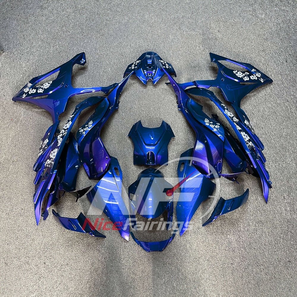 For BMW S1000RR 2023-2024 Red Black Painted ABS Fairings with Complete Replacement Bodywork | NiceFairings - paint design NO.6 option image