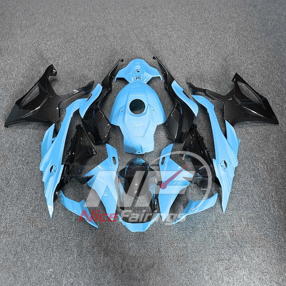 For BMW S1000RR 2023-2024 Blue Black Motorcycle Fairing Kit with Aftermarket Body Panels | NiceFairings - main product image