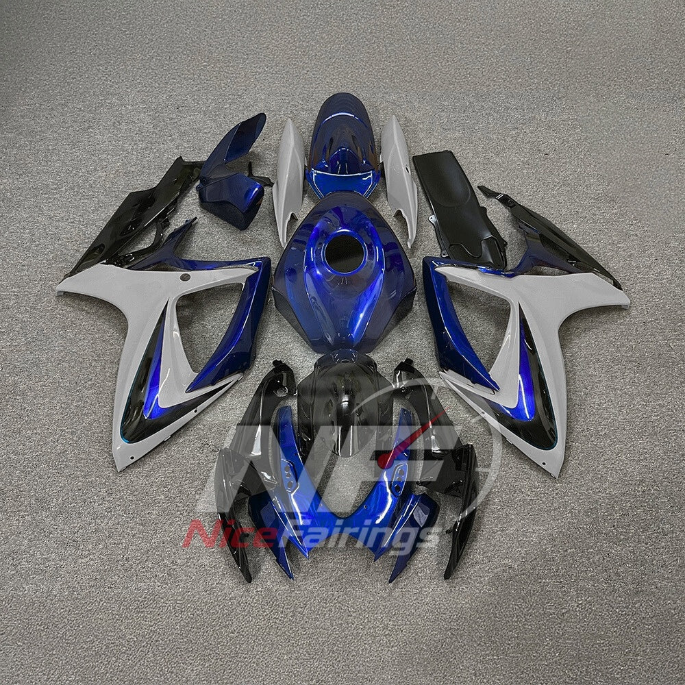 For Suzuki GSX-R600 GSX-R750 K6 2006-2007 Sportbike Fairing Set Gray Custom Painted Plastics | NiceFairings - main product image
