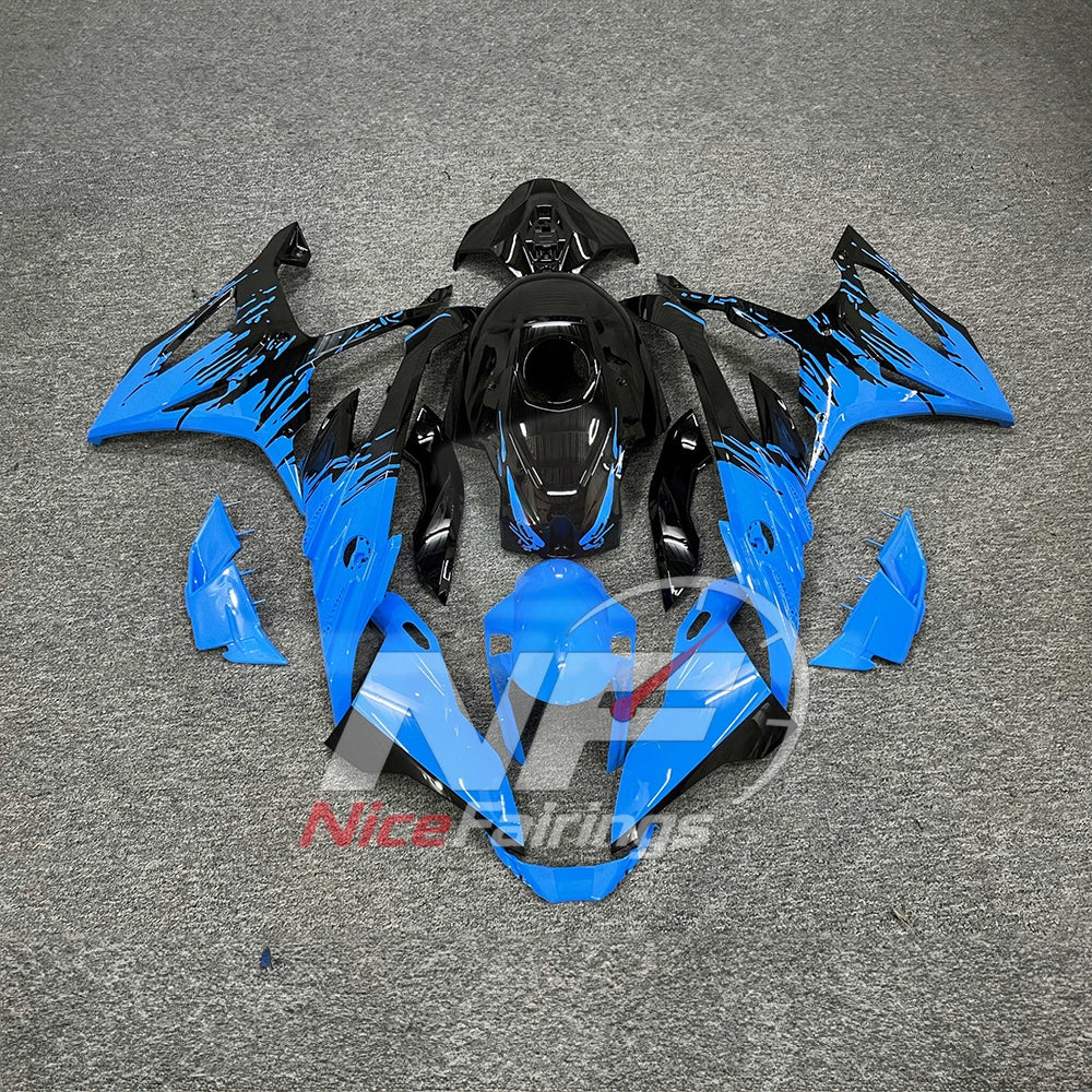 For BMW S1000RR 2023-2024 Red Black Painted ABS Fairings with Complete Replacement Bodywork | NiceFairings - paint design NO.9 option image